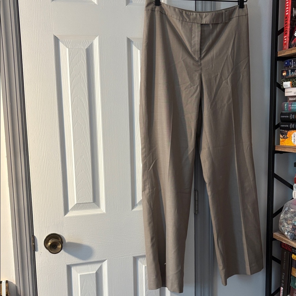 Ann Taylor Petites Wide Leg Pants in Light Hret